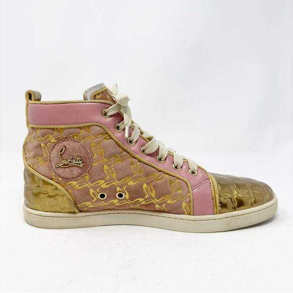 Christian Louboutin Bip Bip High Top Sneakers Shoes - Picture 5 of 12